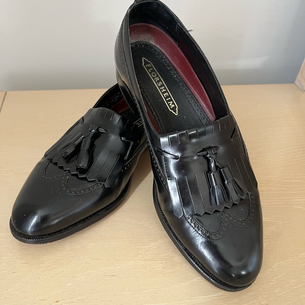 Florsheim Men's Black Tassel Loafers